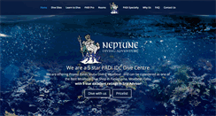 Desktop Screenshot of neptunediving.com