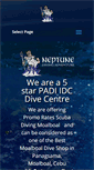 Mobile Screenshot of neptunediving.com